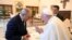 The Vatican - Armenian Prime Minister Nikol Pashinian meets with Pope Francis, November 18, 2024.