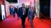 Armenia - Prime Minister Nikol Pashinian (right) attends an event dedicated to the 20th anniversary of the launch of the Viva Armenia cellphone network, Yerevan, July1, 2025.