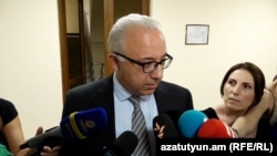 Armenia - Deputy Foreign Minister Mnatsakan Safarian speaks to journalists, Yerevan, September 4, 2024.