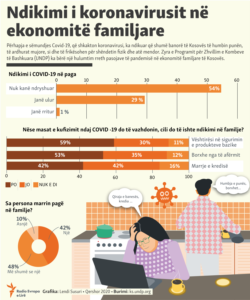 Kosovo: Info graphic - The impact of COVID-19 on households in Kosovo.