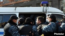 Задержания в Ереване 23 февраля