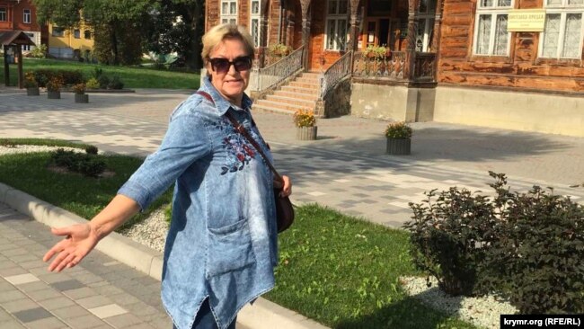 Мать Олега Давыдова в Крыму