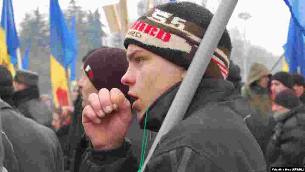 Moldova, Antigovernmental protest in Chisinau organized by the Committee for Defending the Constitution and Democracy, 12.02.2012
