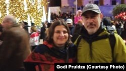 ნინო დათაშვილი და გოდერძი ფრუიძე. ფოტო ფრუიძის პირადი ფეისბუკიდან