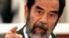 Deposed Iraqi leader Saddam Hussein in court (file photo)