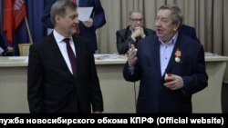 Анатолий Локоть и Иван Индинок