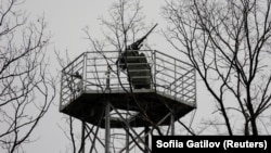 Кулемет для збиття російських дронів приватної компанії Carmine Sky, локація не розкрита, квітень 2026 року