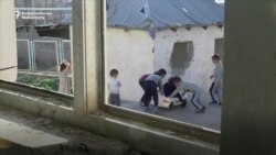 'Modern' Tajik School Crumbles Three Years After Construction