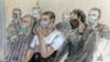 طرحی از دادگاه صلاح عبدالسلام و همدستانش در ۱۴ سپتامبر امسال