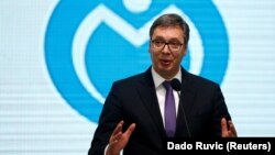 Српскиот претсеател Александар Вучиќ 