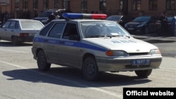 Ոստիկանի մեքենա Չեչնիայում, արխիվ