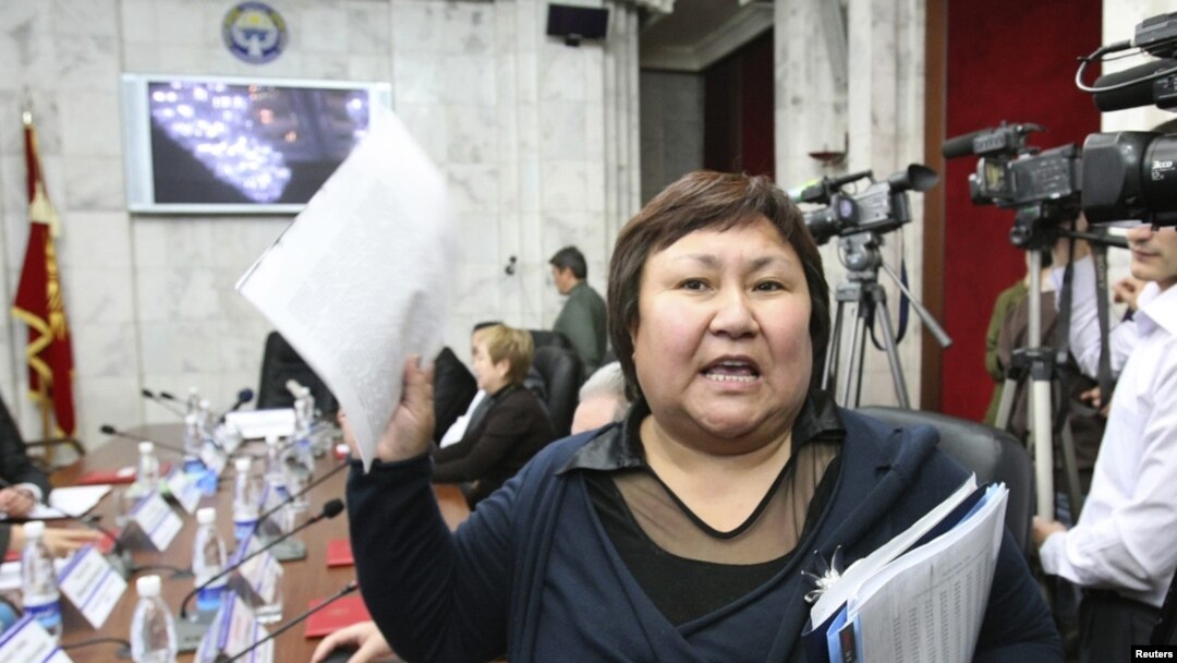 Toktaiym Umetalieva said participants would also call on people to surrender to police any weapons still in their possession after last year's clashes