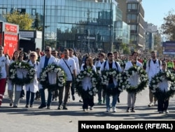  Митинг във връзка годишнината от случая в Нови Сад, 1 ноември 2025 година 