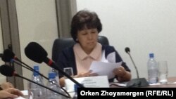 Депутат мажилиса парламента Казахстана и уполномоченный по правам ребенка в Казахстане (детский омбудсмен) Загипа Балиева.