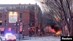 انفجاری یک موتر بمب‌گذاری شده در شهر نَشویل مرکز ایالت تَنِسی امریکا