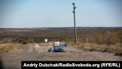 Лінія розмежування у селищ Гранітне та Нова Мар'ївка