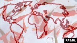 Dünýä kartasynyň şekili.