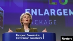 Președinta Comisiei Europene, Ursula von der Leyen. 