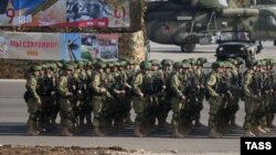 Расейскія вайскоўцы на базе Хмеймім у Сырыі