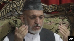 Afghan President Hamid Karzai