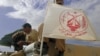 Iraq -- A member of a tank crew from the Iraq-based Iranian armed opposition group, at a US check point in Dayala, 12May2003