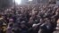 WATCH: Crowds spilled out of the church and into the streets at the funeral of the six members of an Armenian family allegedly killed by a Russian soldier. Members of parliament and other public figures joined relatives and other mourners. (RFE/RL's Armenian Service)