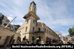Muzeul Național „Cernobîl”, avariat în urma atacului rusesc. Kiev, 24 mai 2026