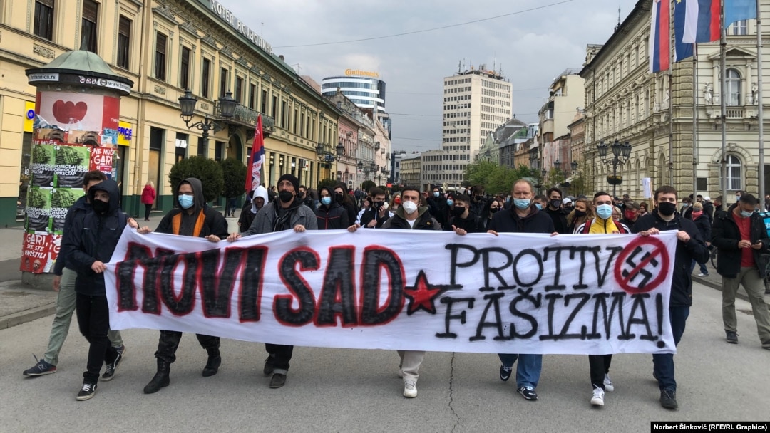 Protestna šetnja u Novom Sadu (19. april 2021)