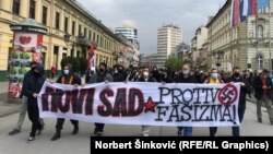 Protestna šetnja u Novom Sadu (19. april 2021)