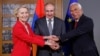 Armenia-Trilateral meeting between Armenian Prime Minister Nikol Pashinyan, European Council President Antonio Costa, and European Commission President Ursula von der Leyen, 14July2025