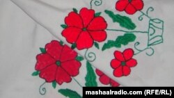 Jalalabad: Handkerchief made by afghan girls