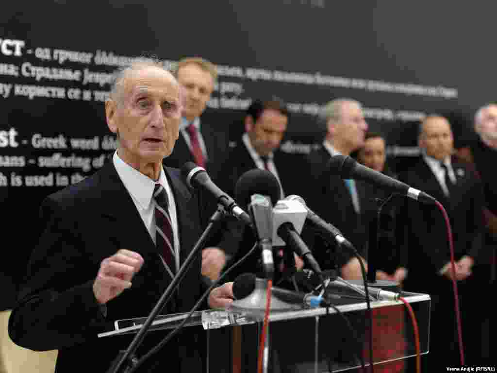 Obeležavanje Međunarodnog dana sećanja na žrtve holokausta, Beograd, 27. januar 2012.