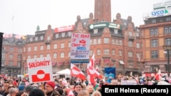 Пратэст супраць плянаў Трампа далучыць Грэнляндыю да ЗША