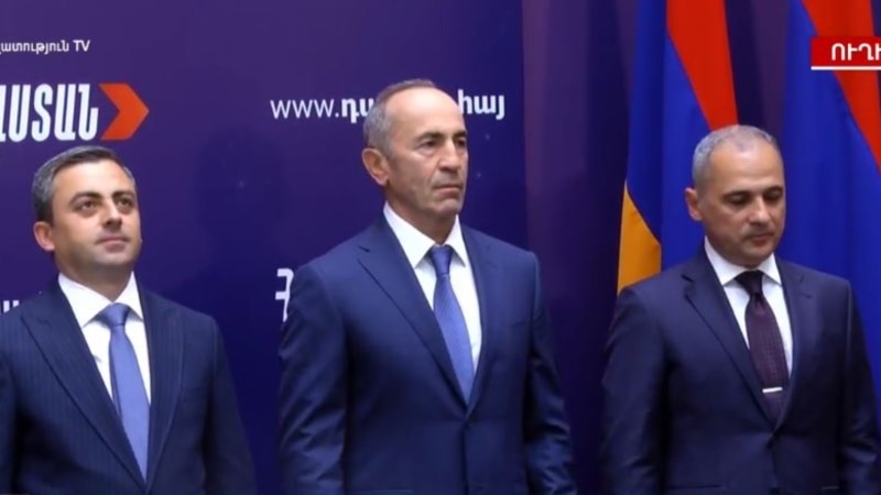 Роберт Кочарян подписал с партиями «Дашнакцутюн» и «Возрождающаяся Армения» декларацию о создании предвыборного блока 