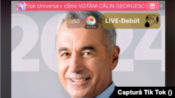 Live-ul de pe TikTok unde s-au donat bani pentru campania lui Călin Georgescu. Candidatul a declarat la AEP că a folosit 0 (zero) fonduri în campania electorală. 