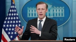 U.S. national-security adviser Jake Sullivan told reporters on March 12 that the funding would come from the Pentagon, which had saved money on contracts. 