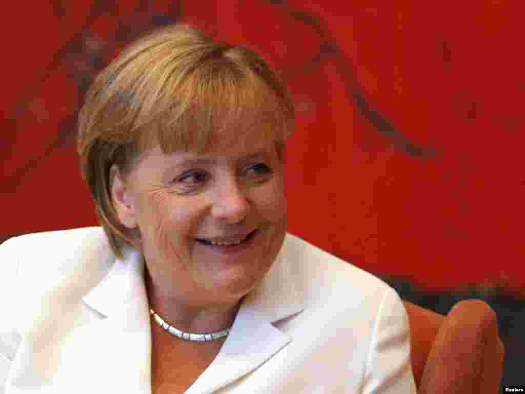 Nemačka kancelarka Angela Merkel, Beograd, 23.08.2011. Foto: Reuters / Marko Đurica 