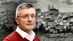 Сяргей Абламейка, стары Менск. Ілюстрацыйны каляж 