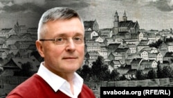 Сяргей Абламейка, стары Менск. Ілюстрацыйны каляж 