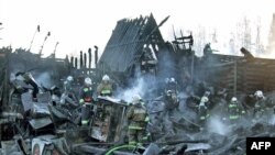 Спаленный дотла ресторан "Подворье", 19 апреля 2011