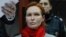 Yulia Kuzmenko at a court hearing in Kyiv in December