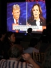 US Presidential debate between Kamala Harris and Donald Trump in New York on September 10, 2024. 