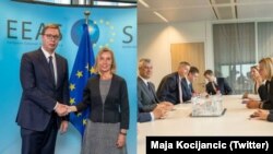 Federica Mogherini sastala se prvo odvojeno sa predsednicima Srbije i Kosova