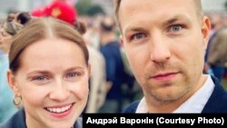 Андрэй Варонін з жонкай