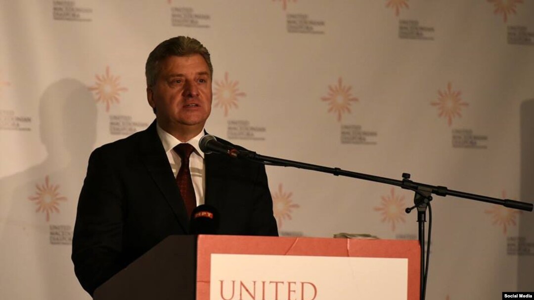 Predsjednik Makedonije Gjerogje Ivanov obraća se makedonskoj dijaspori u Detroitu