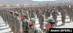 An ANA graduation ceremony in Khost Province in March 2021.