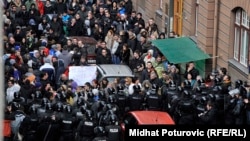 Četvrti dan protesta u bh. prijestolnici