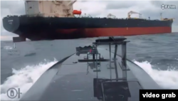 Атака украинского морского дрона на танкер Dashan, принадлежащий, по утверждению Украины, к российскому "теневому флоту"