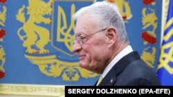 Спецпредставник США з питань України і Росії Кіт Келлог під час візиту до Києва, 20 лютого 2025 року