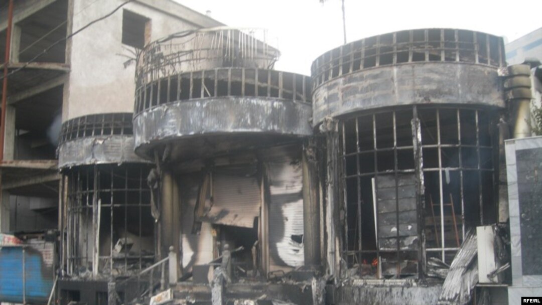 Ош после погрома, 11 июня 2010 года